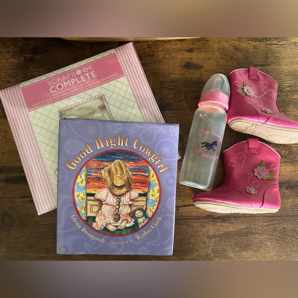 Bundle deal, goodnight cowgirl book, and a scrapbook
